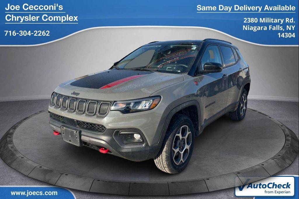 used 2022 Jeep Compass car, priced at $24,500