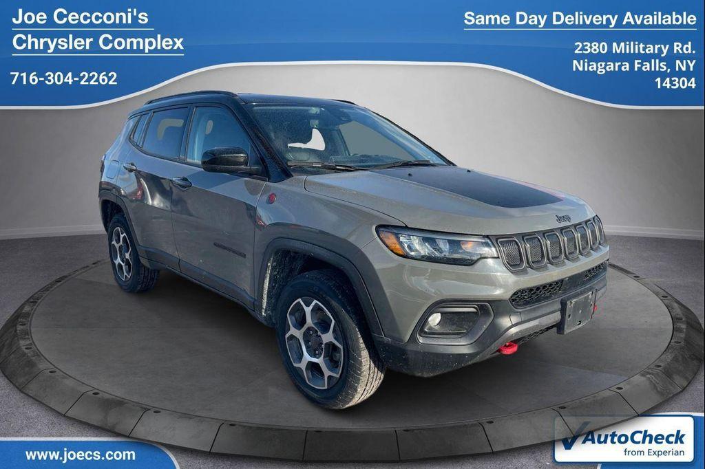 used 2022 Jeep Compass car, priced at $24,500