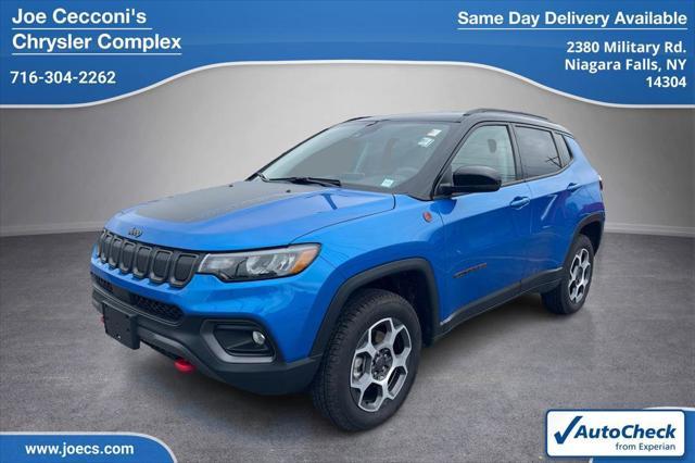 used 2022 Jeep Compass car, priced at $27,490