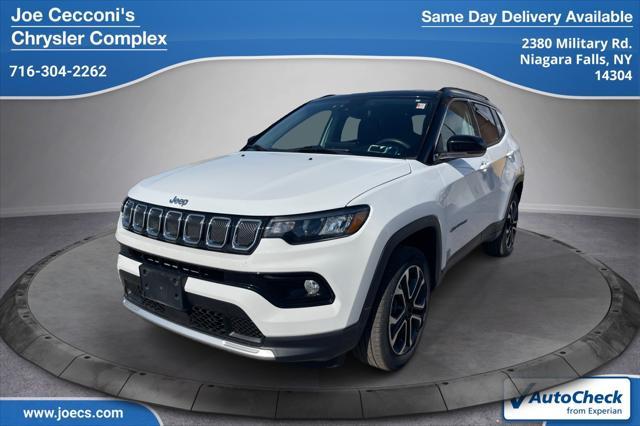 used 2022 Jeep Compass car, priced at $24,000