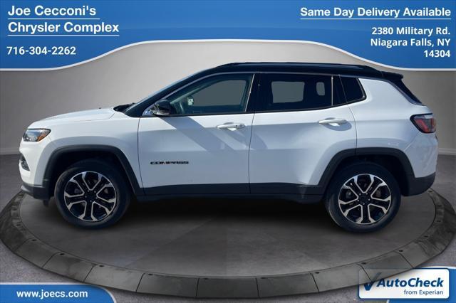 used 2022 Jeep Compass car, priced at $24,000