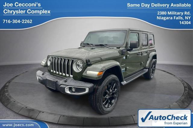 used 2021 Jeep Wrangler Unlimited 4xe car, priced at $31,500