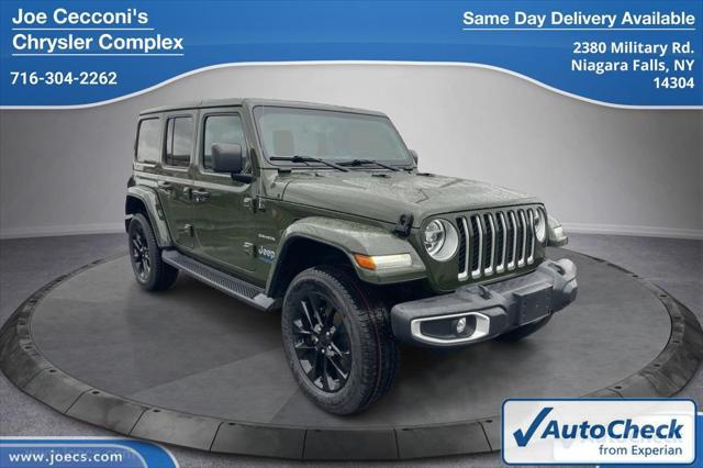 used 2021 Jeep Wrangler Unlimited 4xe car, priced at $31,500