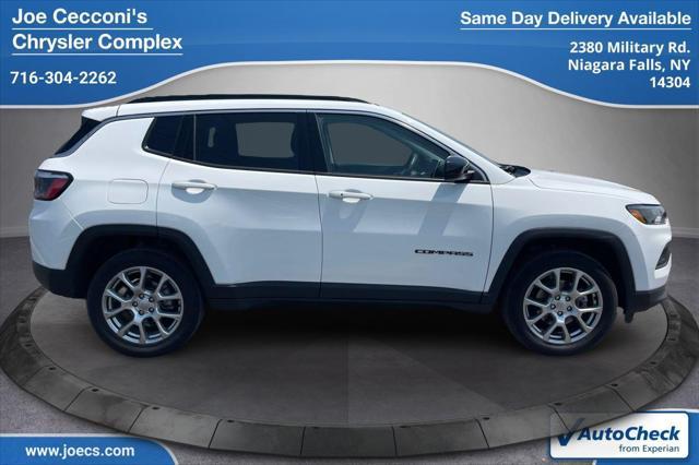 used 2022 Jeep Compass car, priced at $22,500