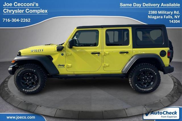 used 2023 Jeep Wrangler 4xe car, priced at $34,490