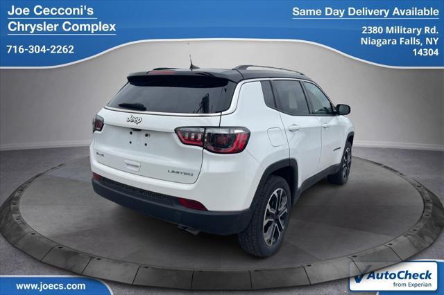 used 2022 Jeep Compass car, priced at $23,000