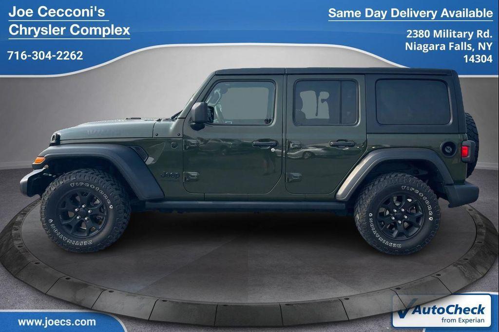 used 2021 Jeep Wrangler Unlimited car, priced at $28,000