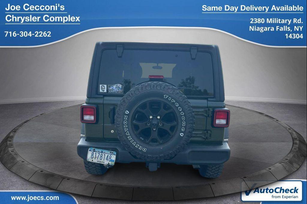 used 2021 Jeep Wrangler Unlimited car, priced at $28,000