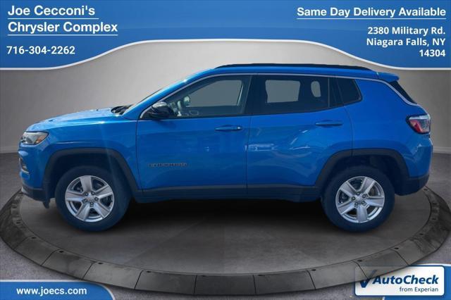 used 2022 Jeep Compass car, priced at $21,500