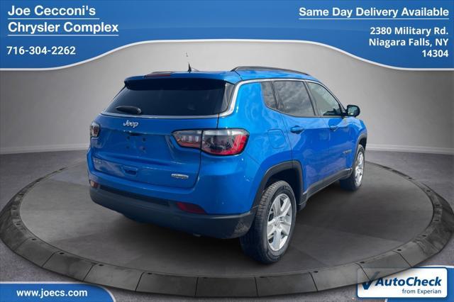 used 2022 Jeep Compass car, priced at $21,500