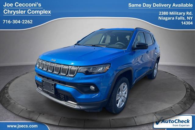 used 2022 Jeep Compass car, priced at $21,500