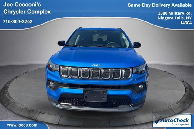 used 2022 Jeep Compass car, priced at $21,500