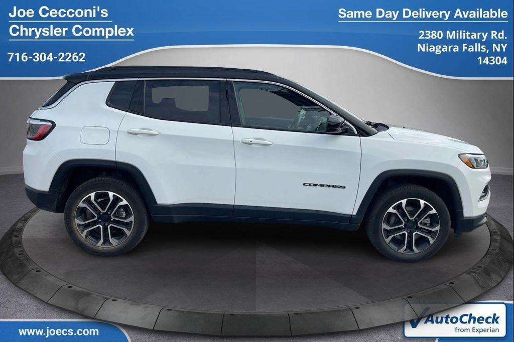 used 2023 Jeep Compass car, priced at $25,500