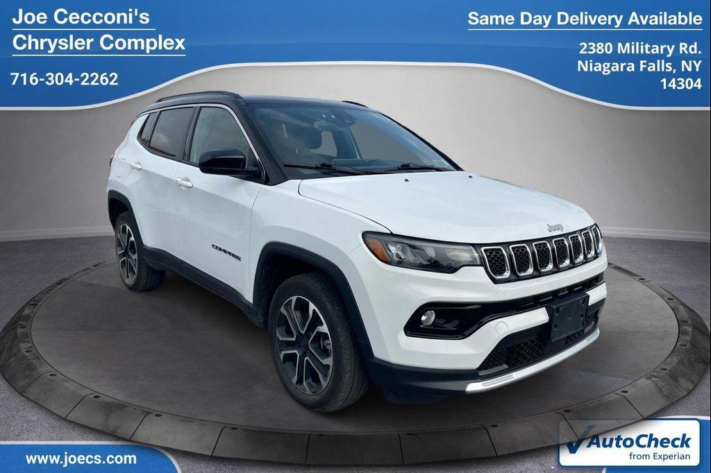 used 2023 Jeep Compass car, priced at $25,500