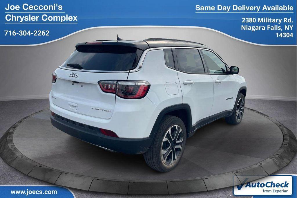 used 2023 Jeep Compass car, priced at $25,500