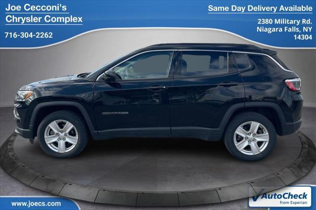 used 2022 Jeep Compass car, priced at $22,500