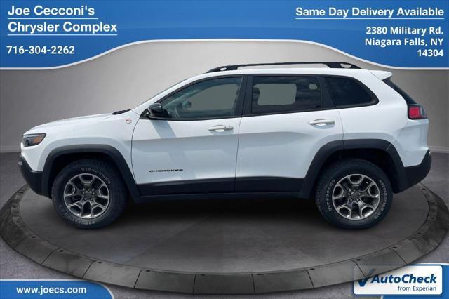 used 2022 Jeep Cherokee car, priced at $26,500
