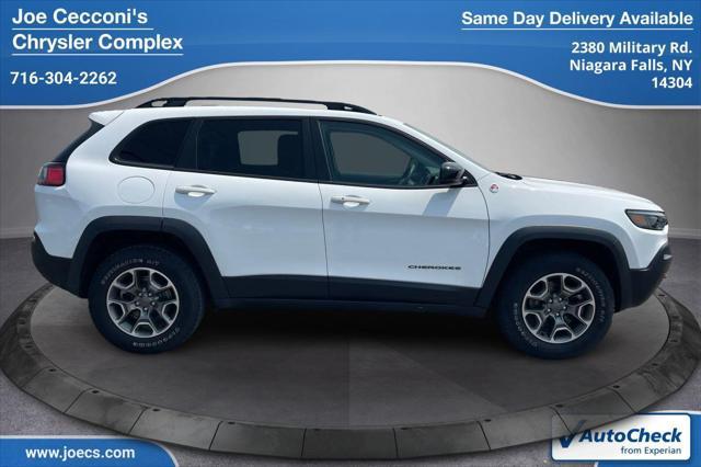 used 2022 Jeep Cherokee car, priced at $26,500