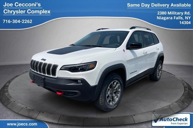 used 2022 Jeep Cherokee car, priced at $26,500