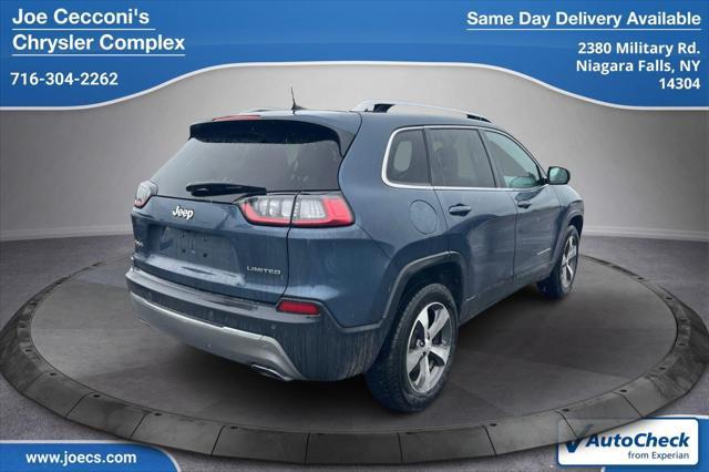 used 2020 Jeep Cherokee car, priced at $21,500