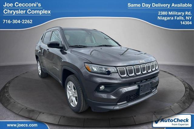 used 2022 Jeep Compass car, priced at $21,500