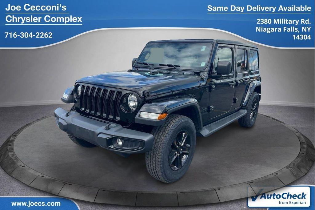 used 2020 Jeep Wrangler Unlimited car, priced at $25,500