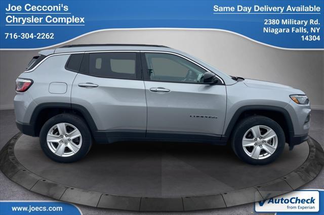 used 2022 Jeep Compass car, priced at $22,500