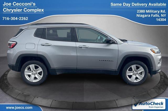 used 2022 Jeep Compass car, priced at $22,500