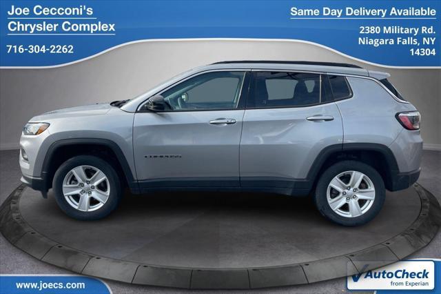 used 2022 Jeep Compass car, priced at $22,500
