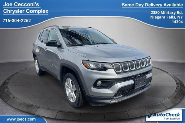 used 2022 Jeep Compass car, priced at $22,500