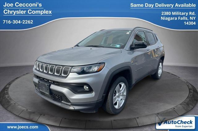 used 2022 Jeep Compass car, priced at $22,500
