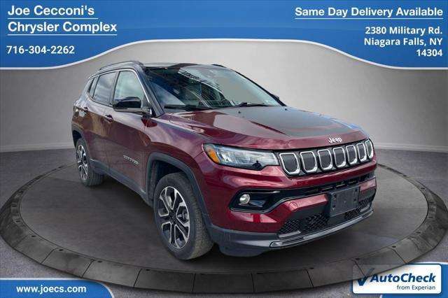 used 2022 Jeep Compass car, priced at $23,000