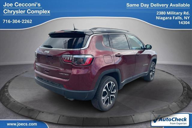 used 2022 Jeep Compass car, priced at $23,000
