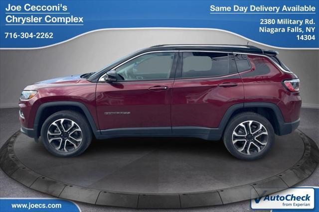 used 2022 Jeep Compass car, priced at $23,000