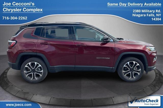used 2022 Jeep Compass car, priced at $23,000