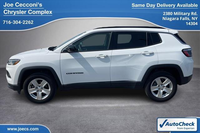 used 2022 Jeep Compass car, priced at $20,840