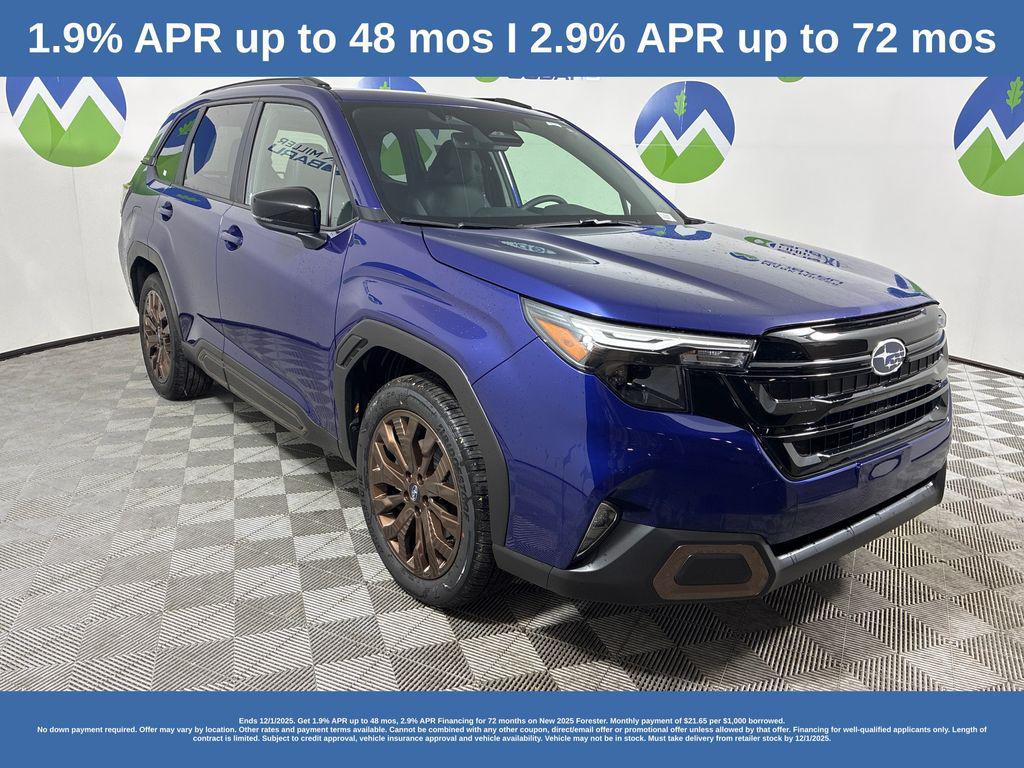 new 2025 Subaru Forester car, priced at $39,471