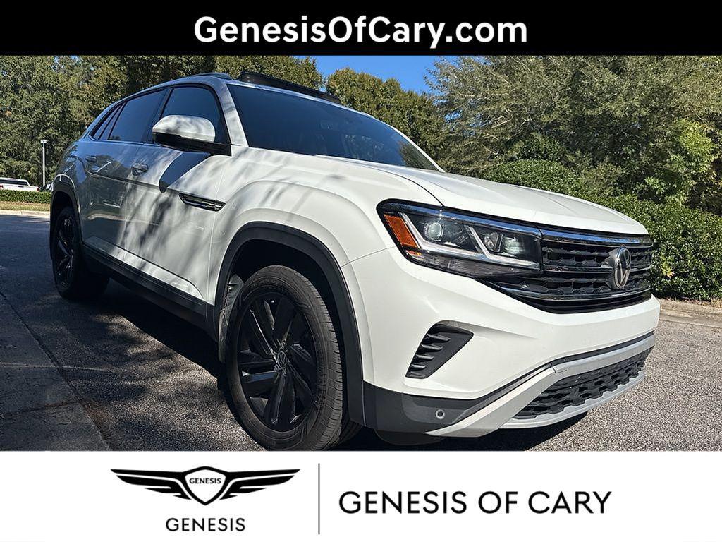 used 2022 Volkswagen Atlas Cross Sport car, priced at $24,888