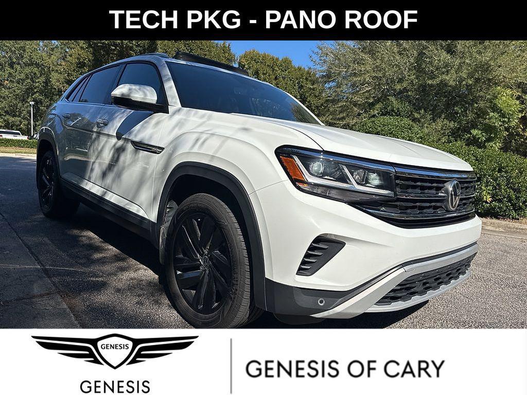 used 2022 Volkswagen Atlas Cross Sport car, priced at $23,998