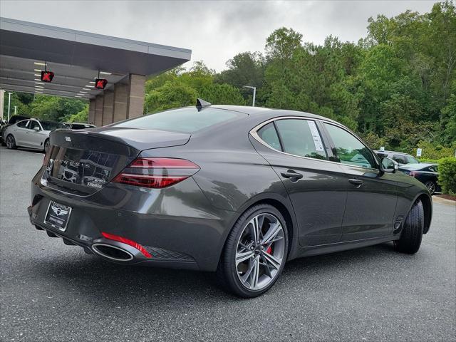 new 2025 Genesis G70 car, priced at $59,055