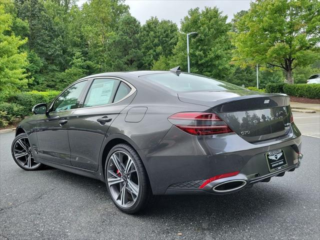 new 2025 Genesis G70 car, priced at $59,055