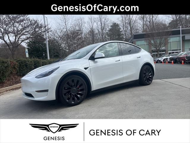 used 2023 Tesla Model Y car, priced at $34,995