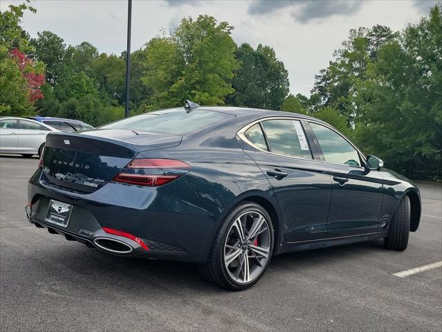 new 2025 Genesis G70 car, priced at $59,055