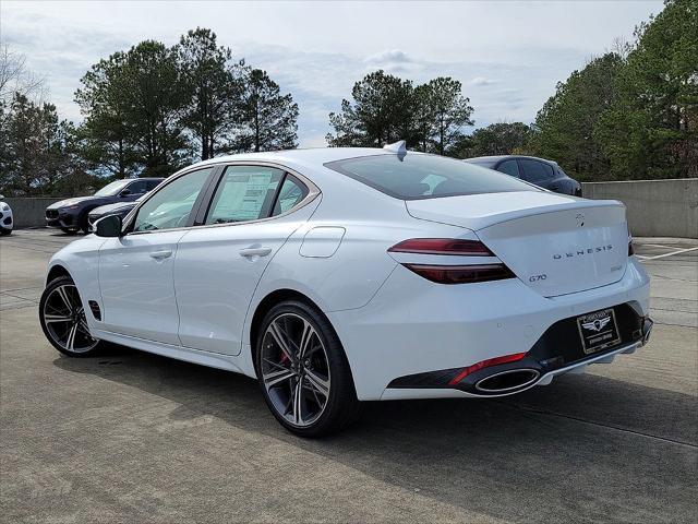 new 2025 Genesis G70 car, priced at $49,105