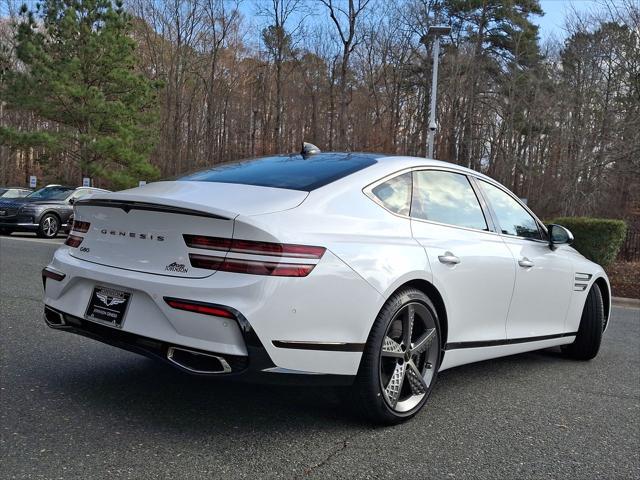 new 2025 Genesis G80 car, priced at $70,410