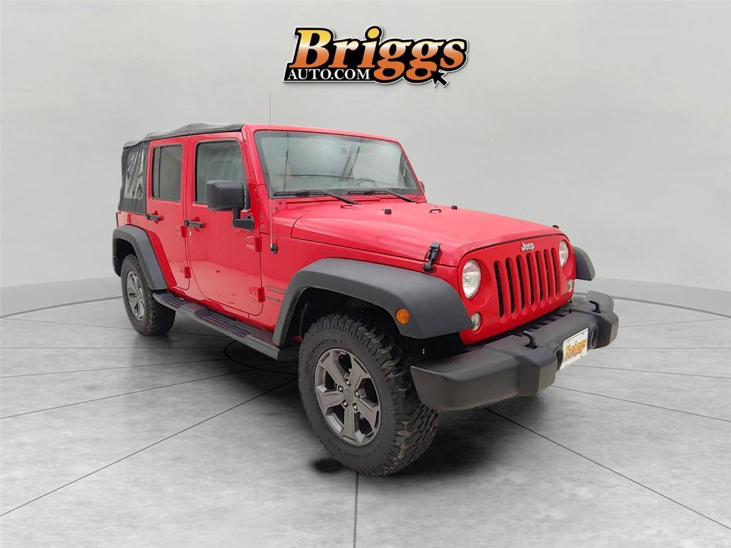 used 2015 Jeep Wrangler Unlimited car, priced at $18,995