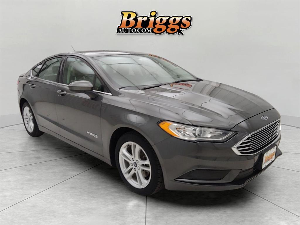 used 2018 Ford Fusion Hybrid car, priced at $14,695