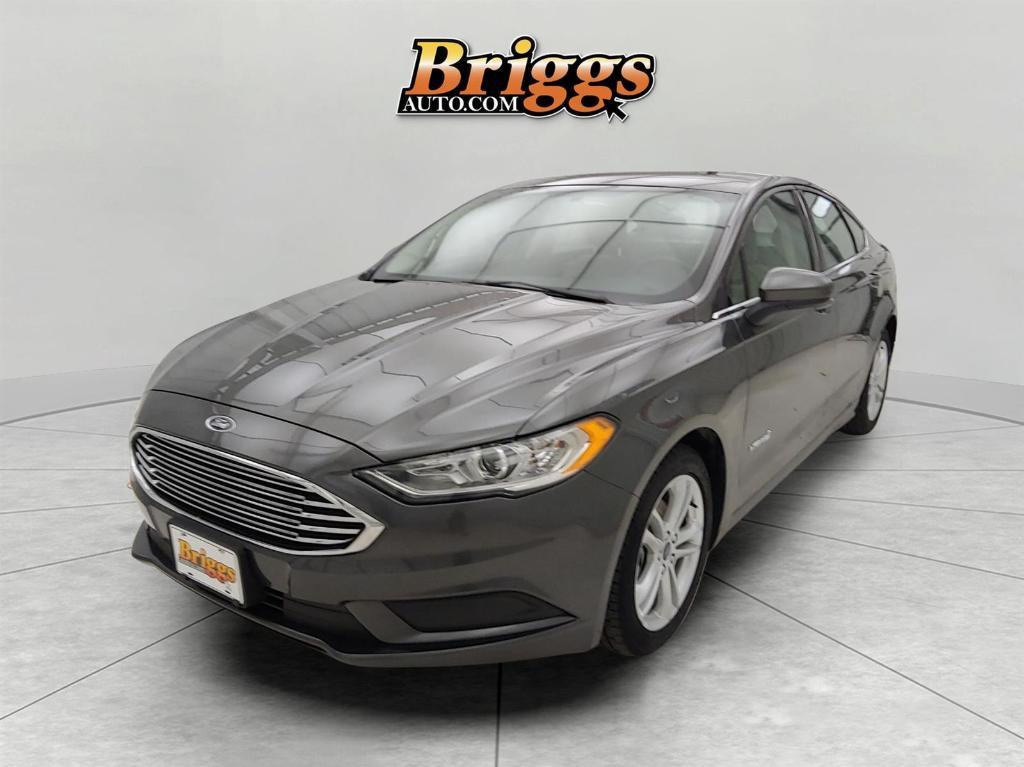 used 2018 Ford Fusion Hybrid car, priced at $14,695