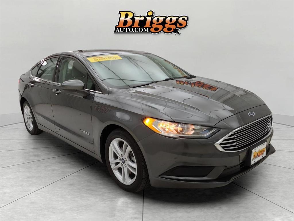 used 2018 Ford Fusion Hybrid car, priced at $11,500