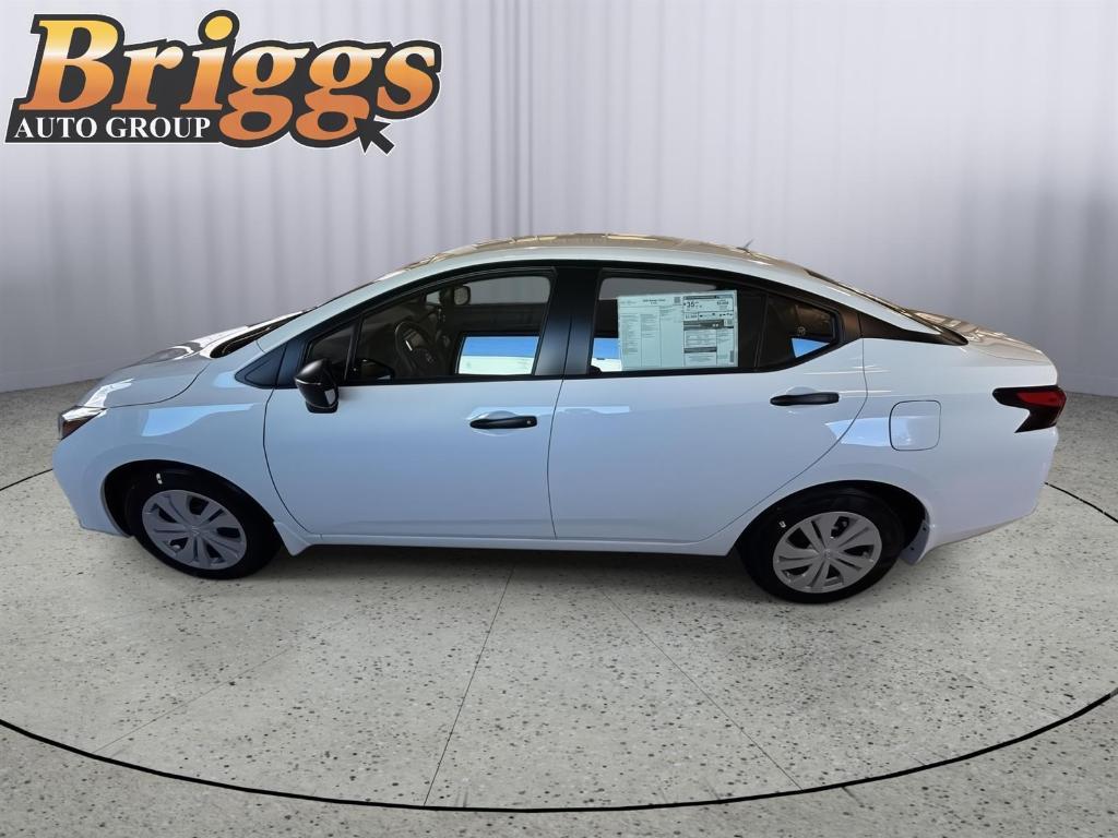 new 2025 Nissan Versa car, priced at $20,601